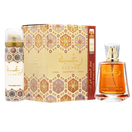 Raghba zestaw woda perfumowana spray 100ml + dezodorant spray 50ml