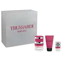 Zestaw Ruby Red woda perfumowana spray 30ml + miniatura woda perfumowana 7ml + balsam do ciała  30ml