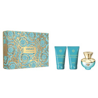 Zestaw Dylan Turquoise Pour Femme woda toaletowa spray 50ml + żel pod prysznic 50ml + balsam do ciała  50ml