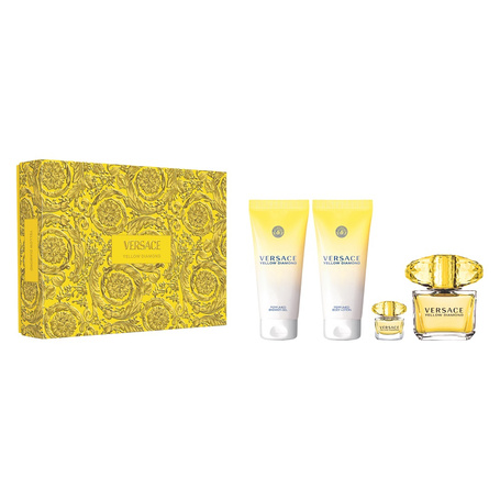 Yellow Diamond woda toaletowa spray 90ml + balsam do ciała100ml + żel pod prysznic100ml + woda toaletowa  5ml