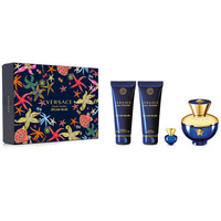 Pour Femme Dylan Blue zestaw woda perfumowana spray 100ml + miniatura wody perfumowanej 5ml + żel pod prysznic 100ml + balsam do ciała 100ml