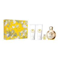 Zestaw Eros Pour Femme woda perfumowana spray 100ml + SHOWER GEL 100ml + balsam do ciała 100ml + miniatura woda perfumowana 5ml