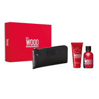 Red Wood Pour Femme zestaw woda toaletowa spray 100ml + żel pod prysznic 100ml + portfel