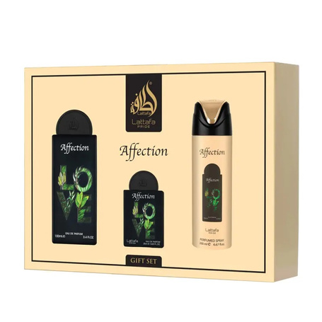 Affection woda perfumowana spray 100ml + woda perfumowana  spray 20ml + dezodorant spray 200ml