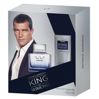 King Of Seduction zestaw woda toaletowa spray 50ml + balsam po goleniu 50ml