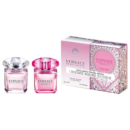 Zestaw Bright Cristal woda toaletowa spray 30ml + Bright Crystal Absolu woda perfumowana  spray 30ml