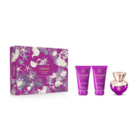 Zestaw Dylan Purple Pour Femme woda perfumowana spray 50ml + żel pod prysznic 50ml + balsam do ciała 50ml
