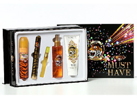 Cuba Tiger Must Have zestaw woda perfumowana spray 100ml + woda perfumowana spray 35ml + miniatura wody perfumowanej spray 15ml + mgiełka spray 200ml + balsam do ciała 200ml
