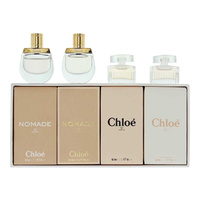 Zestaw miniatur Chloe woda perfumowana 5ml + Chloe Nomade woda perfumowana 5ml + Chloe Nomade woda toaletowa 5ml + Chloe Rose Tangerine woda toaletowa  5ml