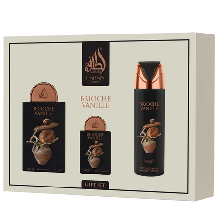 Brioche Vanille woda perfumowana spray 100ml + woda perfumowana spray 20ml +dezodorant spray 200ml