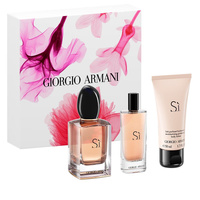 Si zestaw woda perfumowana spray 50ml + woda perfumowana spray 15ml + balsam do ciała 50ml