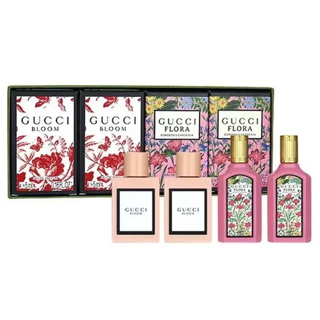 Zestaw 2x Bloom woda perfumowana 5ml + 2x Flora Gorgeous Gardenia woda perfumowana  5ml