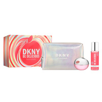 Be Delicious Fresh Blossom woda perfumowana spray 100ml + 125ml mgiełka do ciała + kosmetyczka