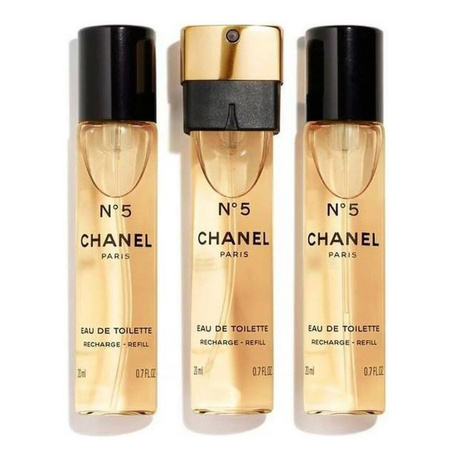 N°5 woda toaletowa spray 20ml + 2x 20ml refill