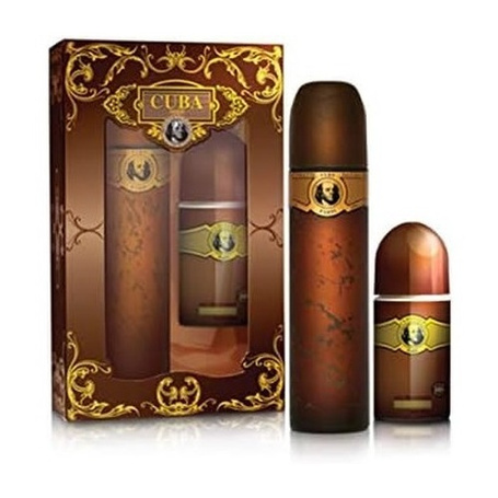 Cuba Gold zestaw woda toaletowa spray 100ml + dezodorant w kulce 50ml