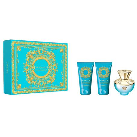 Dylan Turquoise Pour Femme woda toaletowa spray 50ml + żel pod prysznic 50ml + balsam do ciała 50ml