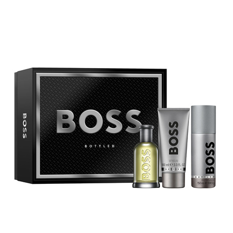 BOSS Bottled woda toaletowa spray 100ml + żel pod prysznic 100ml + dezodorant spray 150ml