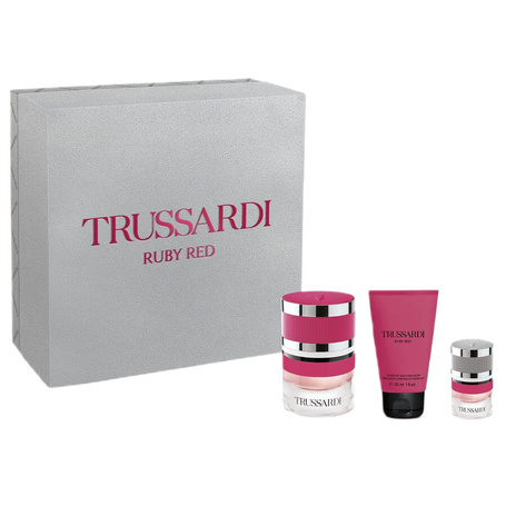 Zestaw Ruby Red woda perfumowana spray 30ml + miniatura woda perfumowana 7ml + balsam do ciała  30ml	