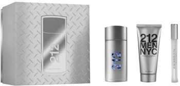 Set Carolina Herrera 212 Men Edt 100ml + After Shave Gel 100ml + Edt 10ml