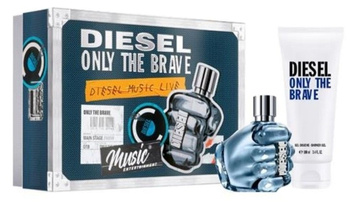 Set Diesel Only The Brave Edt 50ml + Shower Gel 100ml