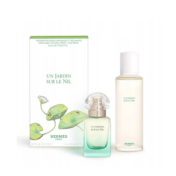 Set Hermes Un Jardin Sur Le Nil Edt 30ml + Refill Bottle Edt 125ml