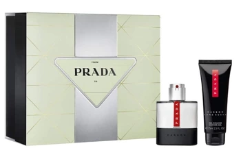 Set Prada Luna Rossa Carbon Edt 50ml + Shower Gel 75ml